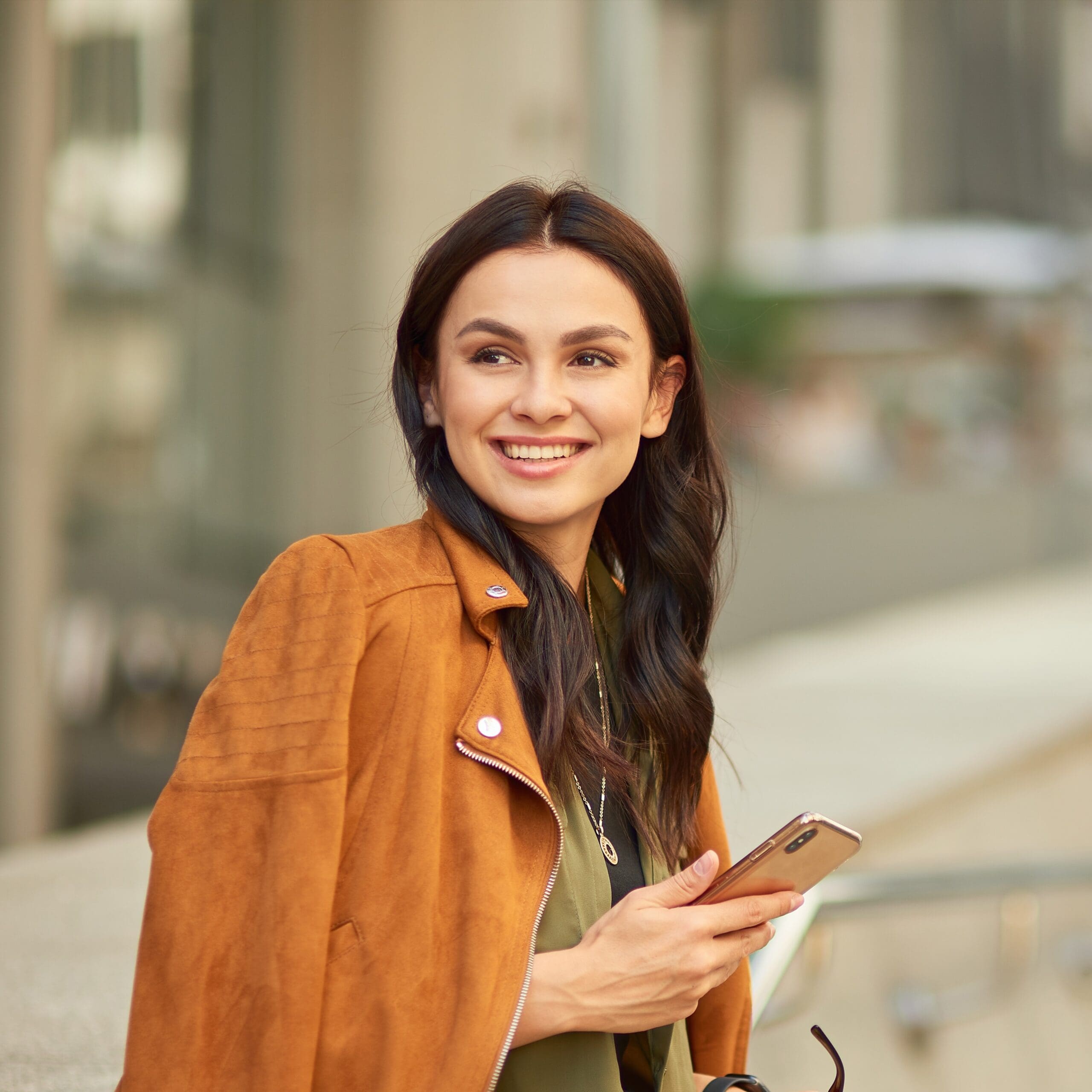A woman going to Marisol health for free pregnancy services